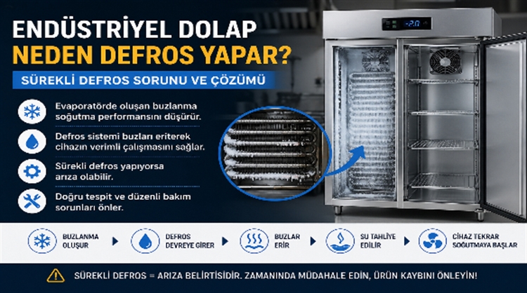 Endüstriyel Dolap Neden Defros Yapar ve Nasıl Çözülür?